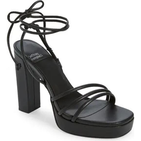 Jeffrey Campbell Shoes - Jeffrey Campbell Presecco Platform Sandal Black Size 10 NWOT (Read Description)